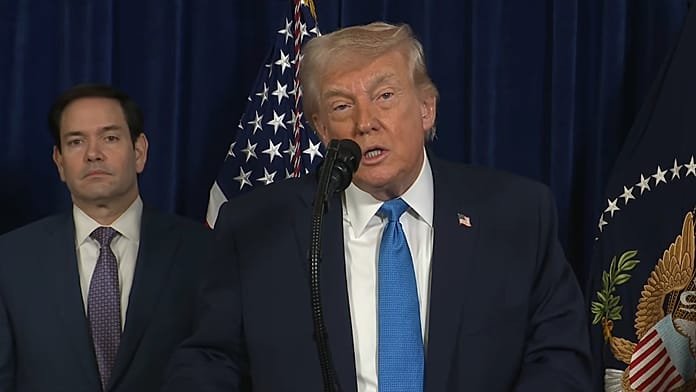 Estados Unidos dirigirá Venezuela hasta que haya una transición segura y adecuada