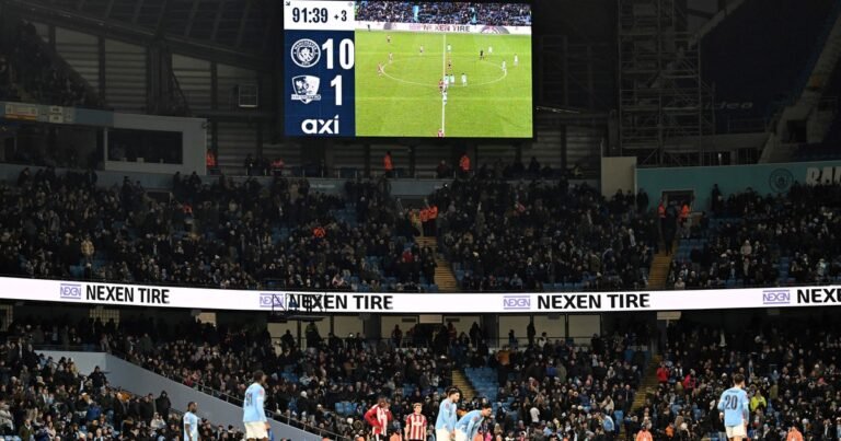 Goleada histórica del Manchester City de Pep Guardiola en la FA Cup