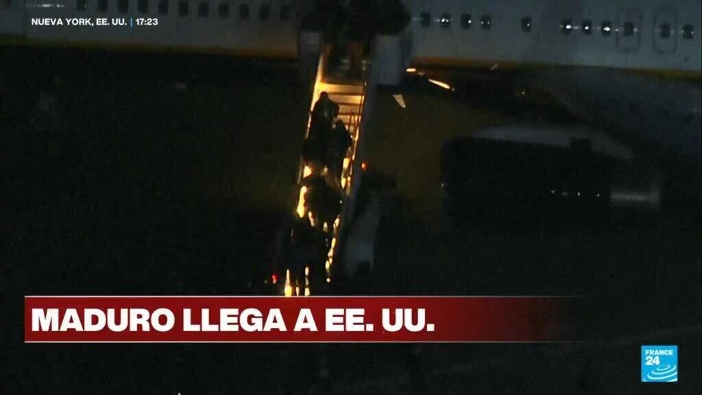 Nicolás Maduro llega a Nueva York tras ser arrestado por el Gobierno Trump