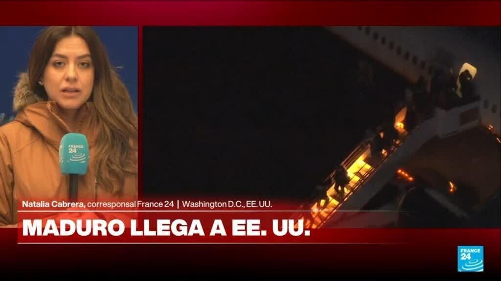 Maduro llega a Estados Unidos y se prepara para enfrentar cargos por narcoterrorismo
