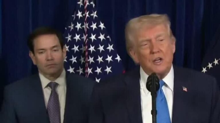 Donald Trump, tras operación en Caracas, señala que "manejará" Venezuela