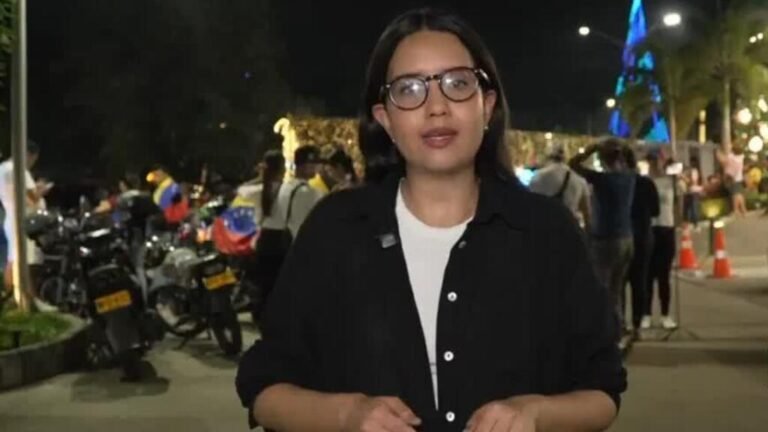 Celebraciones en la frontera entre Venezuela y Colombia por captura de Maduro