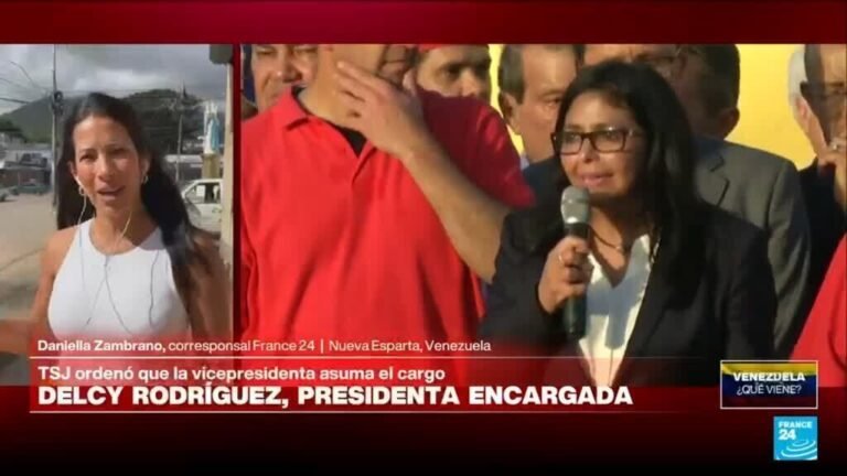 Supremo de Venezuela designa a Delcy Rodríguez como presidenta interina: ¿cómo reacciona la gente?