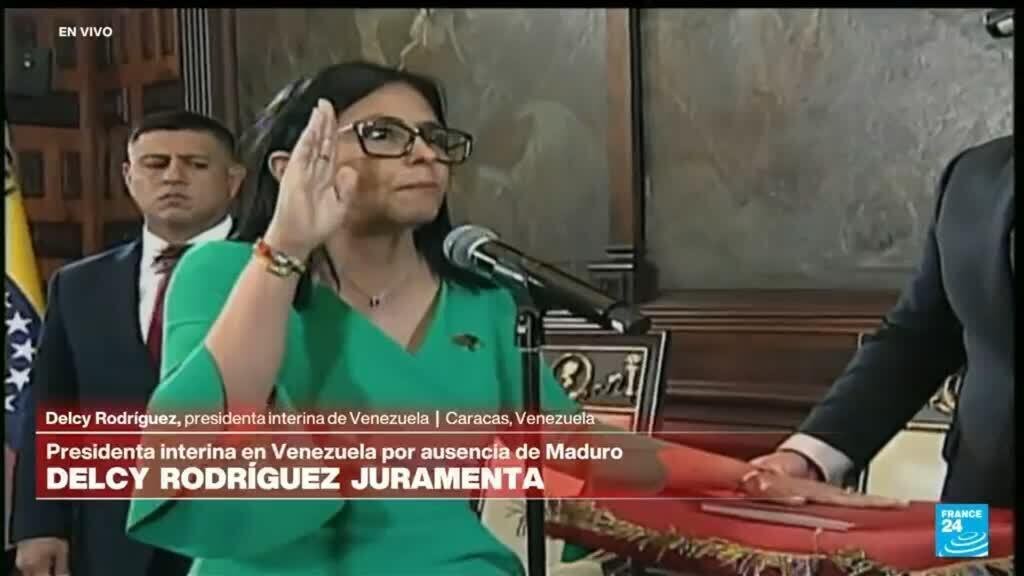 Delcy Rodríguez: "Juremos como un país para sacar adelante a Venezuela en estas horas terribles"