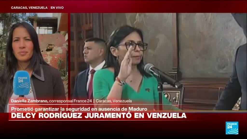 Informe desde Caracas: Delcy Rodríguez se juramenta como presidenta encargada de Venezuela