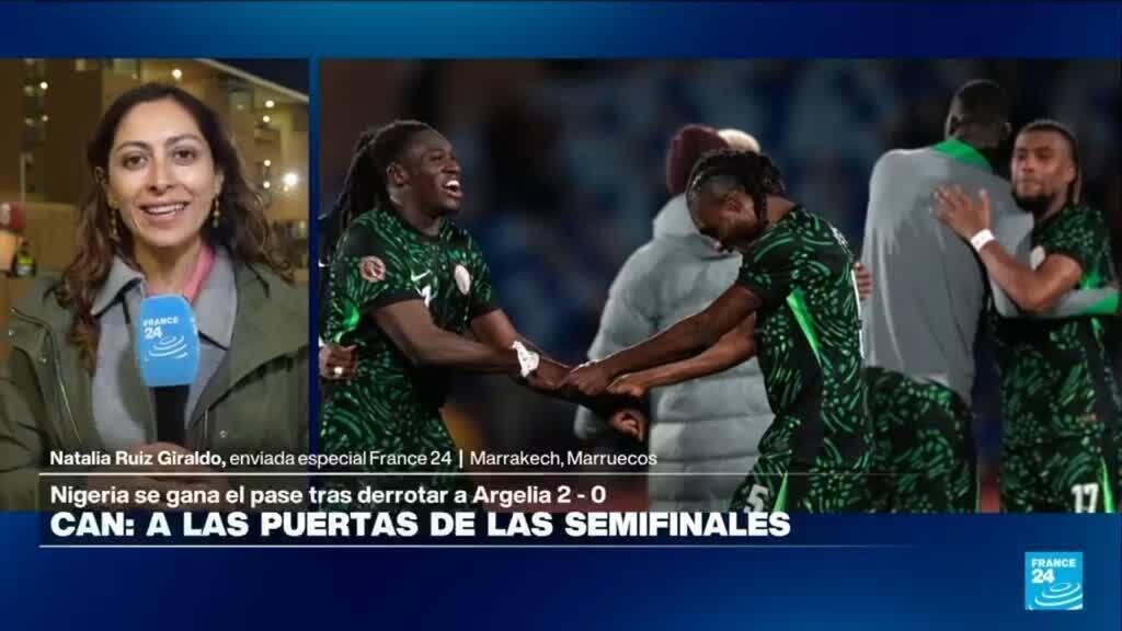 Copa Africana de Naciones: Nigeria gana pase a la semifinal tras derrotar a Argelia