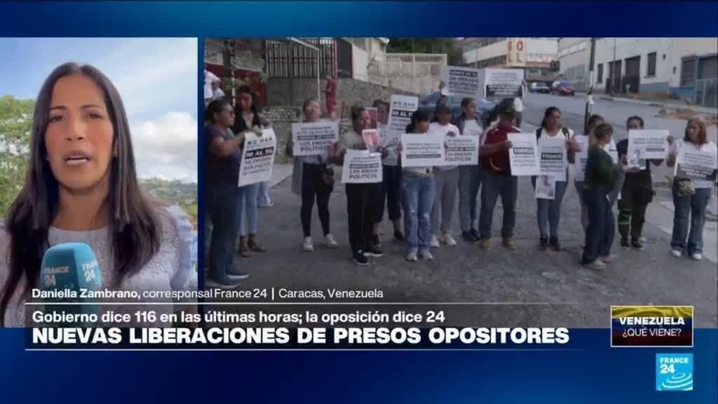 Informe desde Caracas: Gobierno asegura que 116 presos fueron liberados, ONG confirma al menos 24