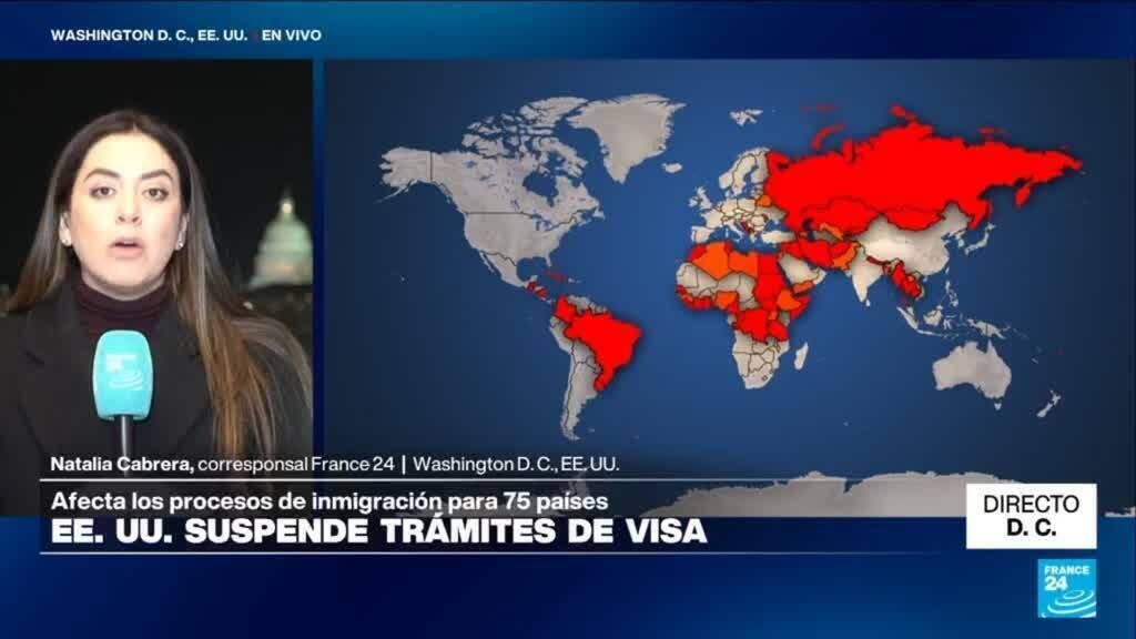 Directo D. C. y la suspensión de visas de migrante para 75 países