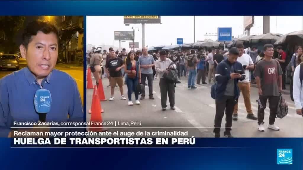 Transportistas en Perú completan paro de 24 horas tras ataques y asesinatos