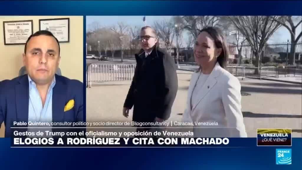 Pablo Quintero: "Hay incertidumbre sobre lo que pase con Machado tras reunión con Trump"