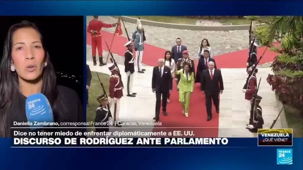 Informe desde Caracas: Delcy Rodríguez dice "no tener miedo" de enfrentar diplomáticamente a EE. UU.
