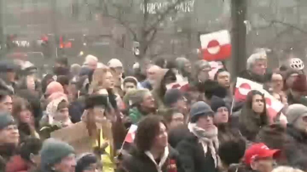 Manifestaciones masivas en Groenlandia y Dinamarca contra Donald Trump