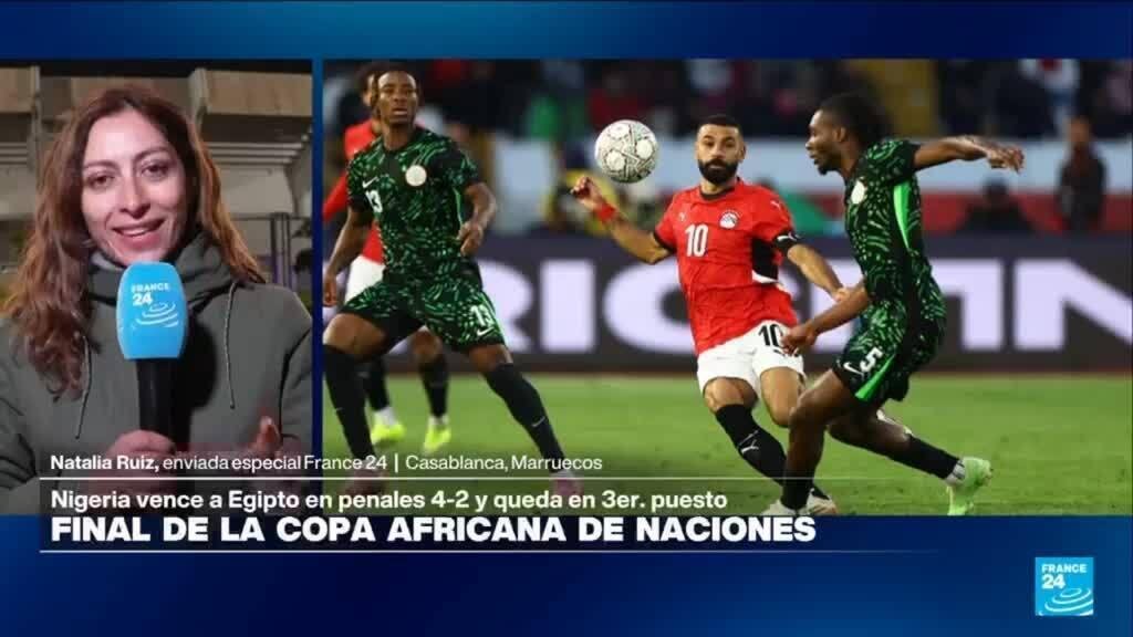 Copa Africana de Naciones: Nigeria vence a Egipto en penales y se queda con el tercer lugar