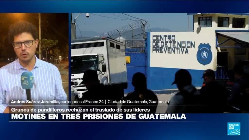 Informe desde Ciudad de Guatemala: reos se amotinan en tres cárceles y toman 46 rehenes