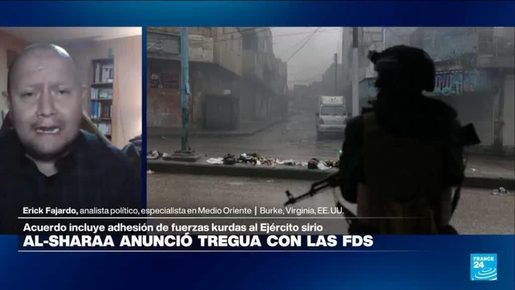 Erick Fajardo: “La integración de las FDS es el primer signo de una hegemonía del Gobierno sirio"