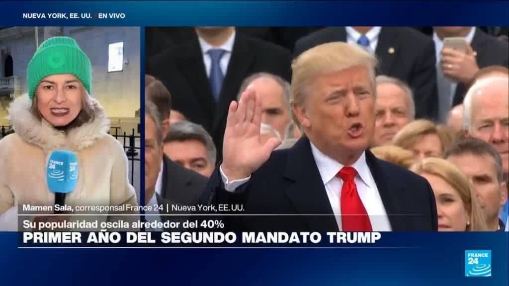 Un año del segundo mandato de Trump marcado por la guerra arancelaria y operativos antimigrantes