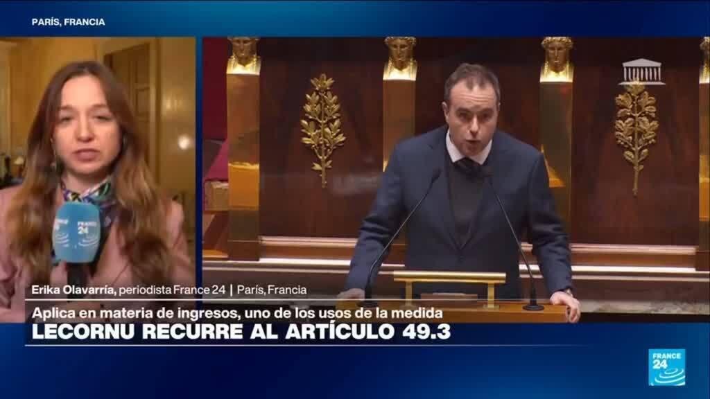 Informe desde París: Lecornu invoca artículo 49.3 para aprobación de presupuesto