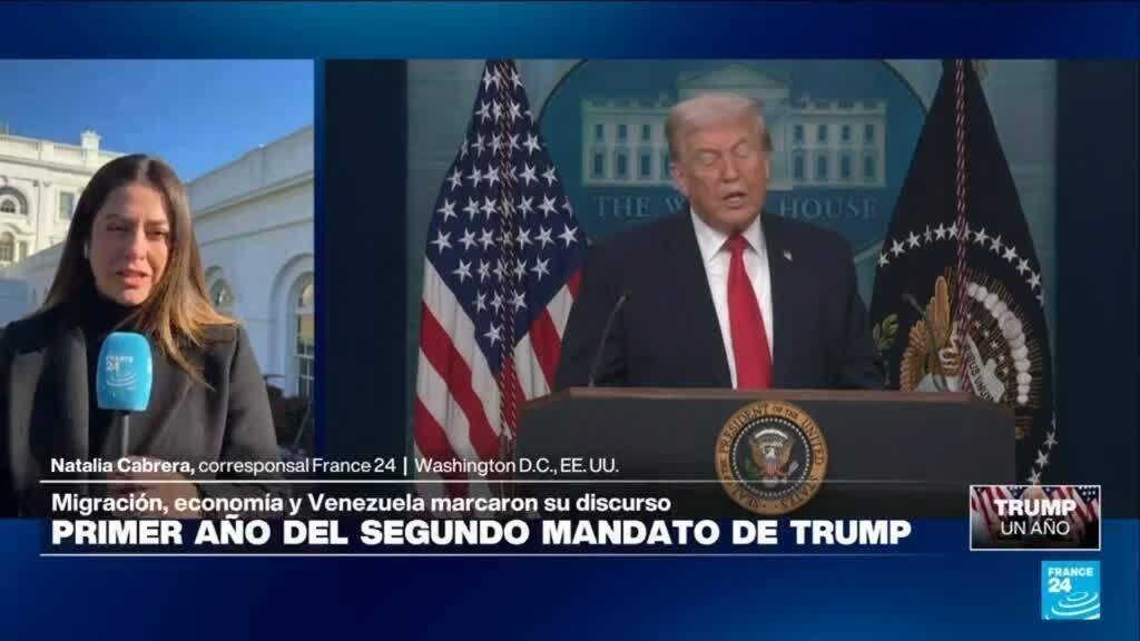 Informe desde Washington: Trump repasa su año de gestión; se centra en migración y economía