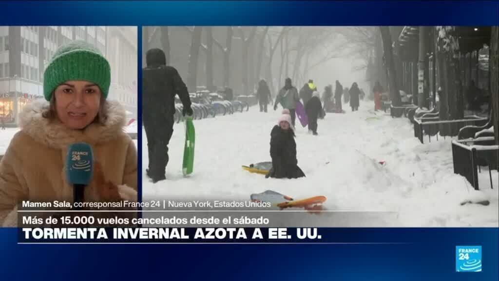 Informe desde Nueva York: tormenta invernal afecta a cientos de millones de personas en EE. UU.