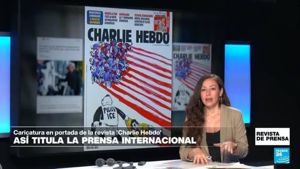 Así ve la revista satírica 'Charlie Hebdo' la represión del ICE en Estados Unidos