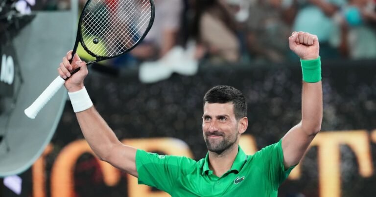 Novak Djokovic, el hombre centenario del Abierto de Australia: rompe récords mientras lanza criticas contra el Gobierno de Serbia