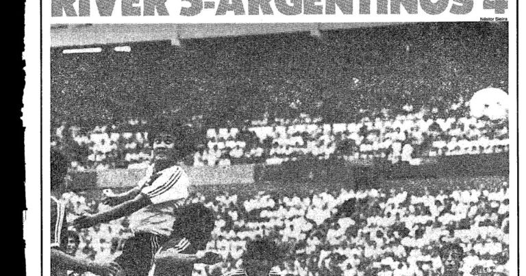 A 40 años de River 5 - Argentinos 4: un partidazo "memorable", con Francescoli  sublime y la premonitoria aparición de Goycochea por Pumpido