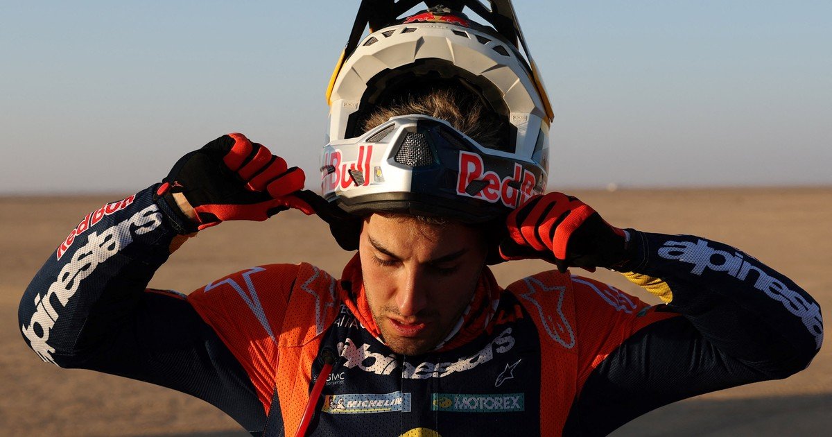 Luciano Benavides y un esfuerzo conmovedor en la lucha por el Dakar: "Me caí y me terminé de romper la rodilla, pero estoy dando pelea por la punta”