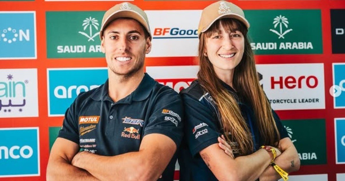 Nicolás Cavigliasso y Valentina Pertegarini, el matrimonio argentino campeón del mundo que defiende la victoria en el Dakar 2026