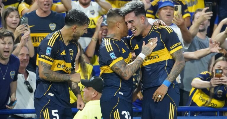 Boca le ganó a Riestra con su fórmula repetida: sonrió por Paredes y Di Lollo en La Bombonera pero sigue en busca del "9" perdido