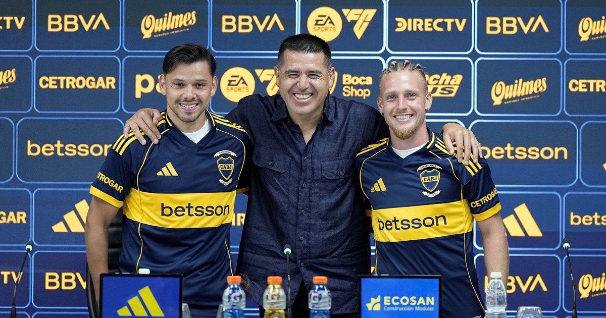Riquelme presentó a Ángel Romero y Ascacibar como refuerzos de Boca: la revelación del "Ruso" sobre su "no" a River