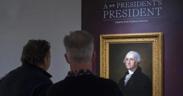 El retrato de George Washington que dio origen al billete de un dólar fue subastado por 3 millones