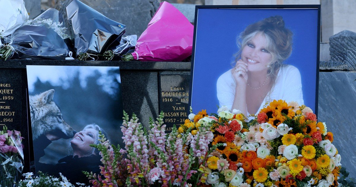 Bardot fue enterrada con una camiseta y un broche con una foca, su animal fetiche