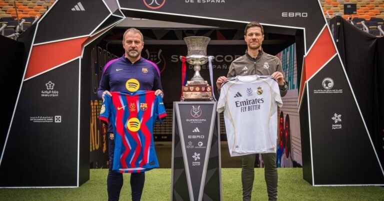 Cuándo juegan Barcelona vs. Real Madrid por la final de la Supercopa de España: día, hora, formaciones y cómo ver en vivo