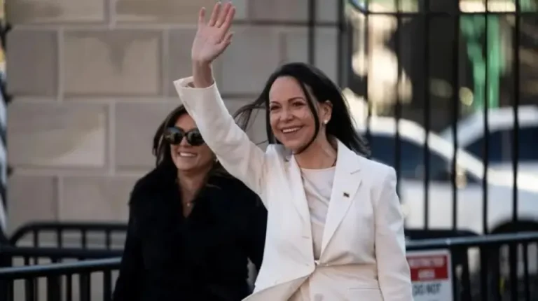 Machado tras su encuentro con el mandatario estadounidense: "Contamos con el presidente Trump para la libertad de Venezuela"