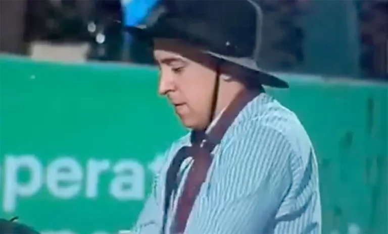 El jinete comodorense Walter Pérez debutó en el Festival de Jesús María