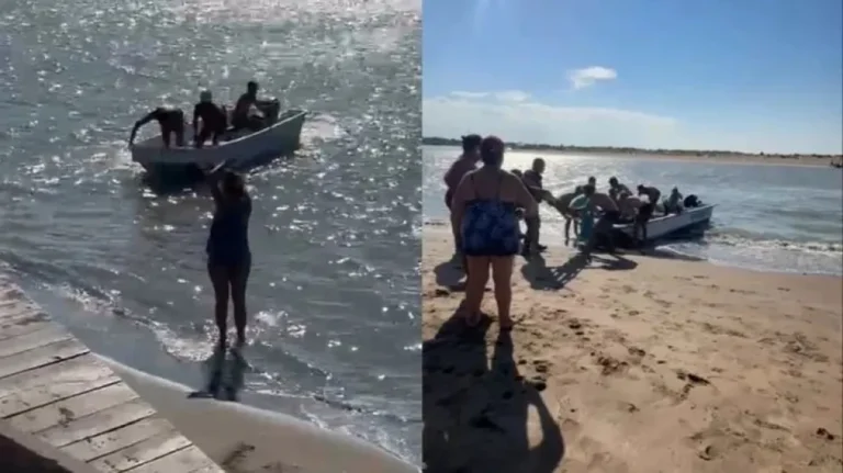 Murió una persona por el meteotsunami en Mar Chiquita