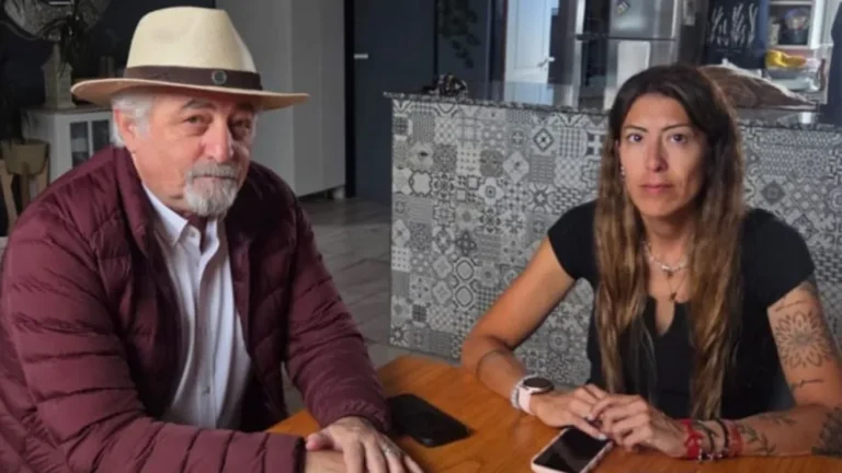 Othar Macharashvili visitó a la familia Schwab para brindar apoyo