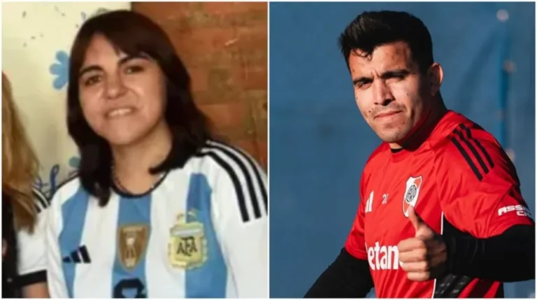 Apareció en Zapala la hermana del futbolista Marcos Acuña