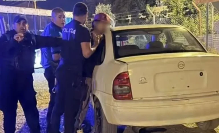 Persecución policial en Km. 8: conductor detenido tras intentar atropellar a una agente