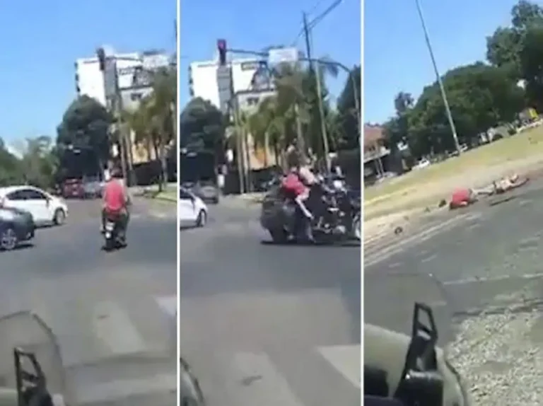 La Plata: Motociclistas huyen de un control y terminan chocando
