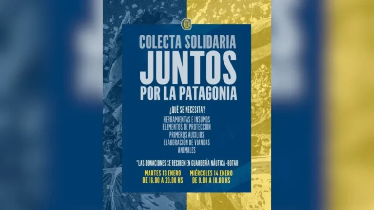 Fútbol argentino, en acción solidaria por los incendios en Patagonia