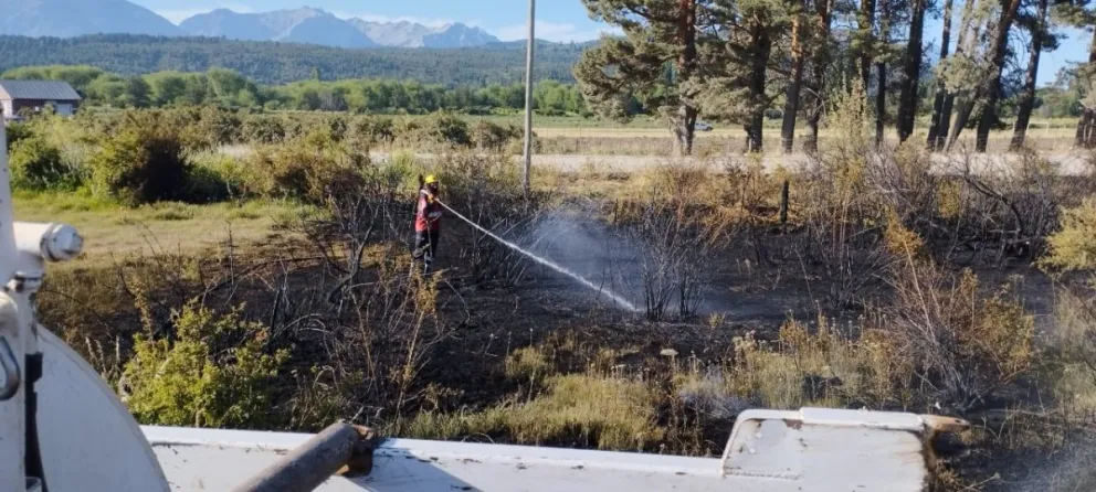 Contuvieron el incendio forestal en Cholila