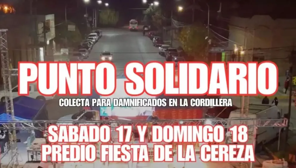 La Fiesta de la Cereza contará con un Punto Solidario para colaborar con damnificados de la cordillera