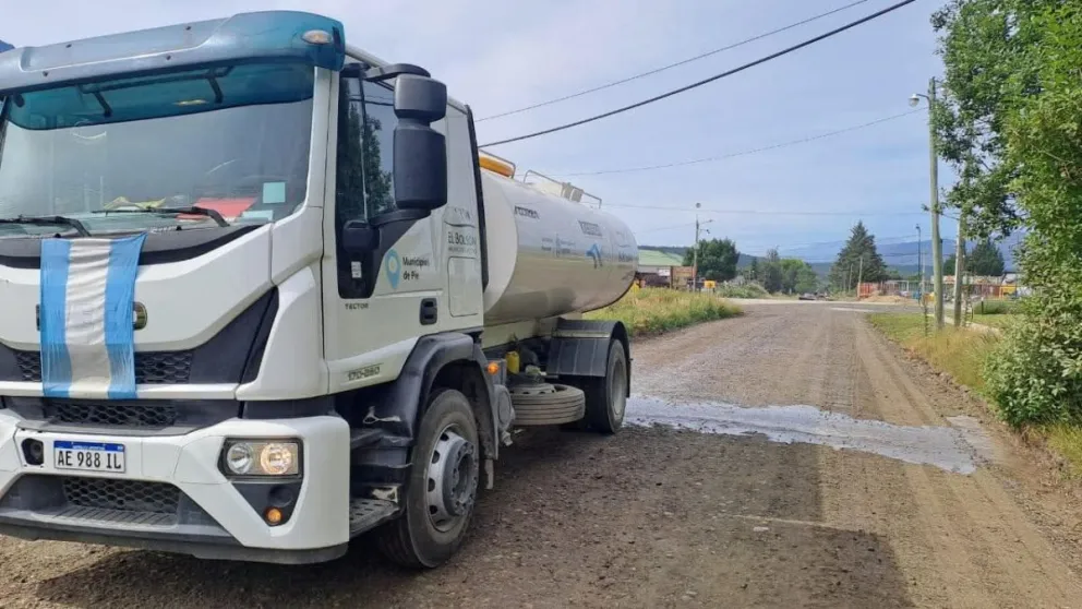 El Bolsón: Reducción temporal del servicio de riego urbano
