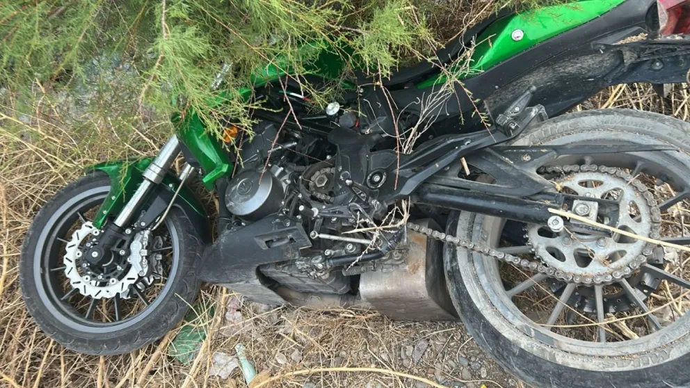 Trelew: Encontraron en un descampado una moto robada