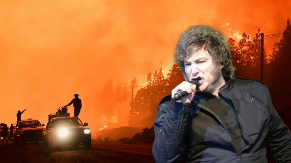 Milei entre el teatro y el fuego