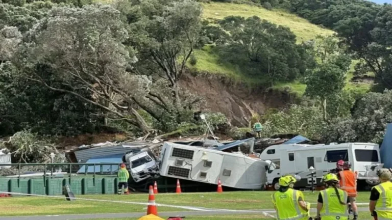 Deslizamiento de tierra en un camping de Nueva Zelanda deja varios desaparecidos
