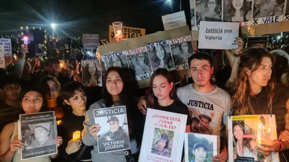 Multitudinaria marcha de las antorchas