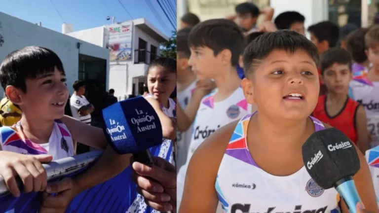 Los niños hablaron con Crónica y La Opinión Austral