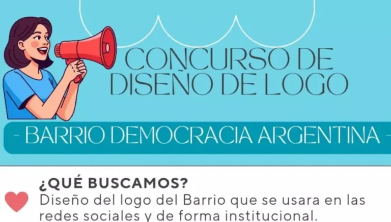 Trelew: Hasta el 12 de enero se podrá participar del concurso para crear el nuevo logo del barrio Democracia